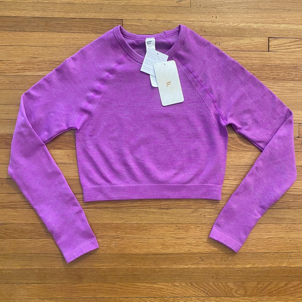 Fabletics Purple Sweatshirt